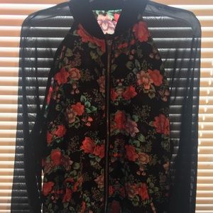 Kendall & Kylie Floral Jacket
